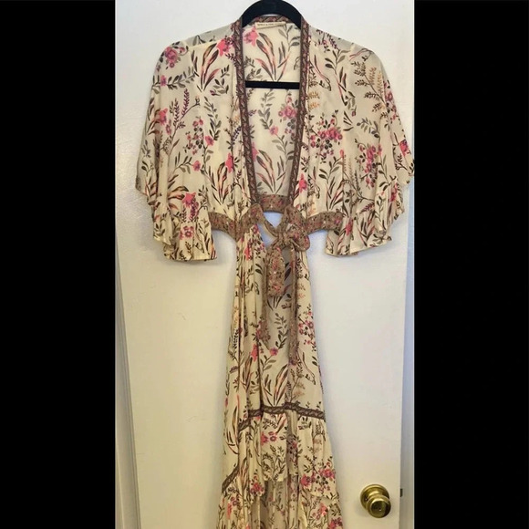 SPELL & The Gypsy Maisie Bambi Gown Strawberries & Cream Size Extra Small - Picture 7 of 11